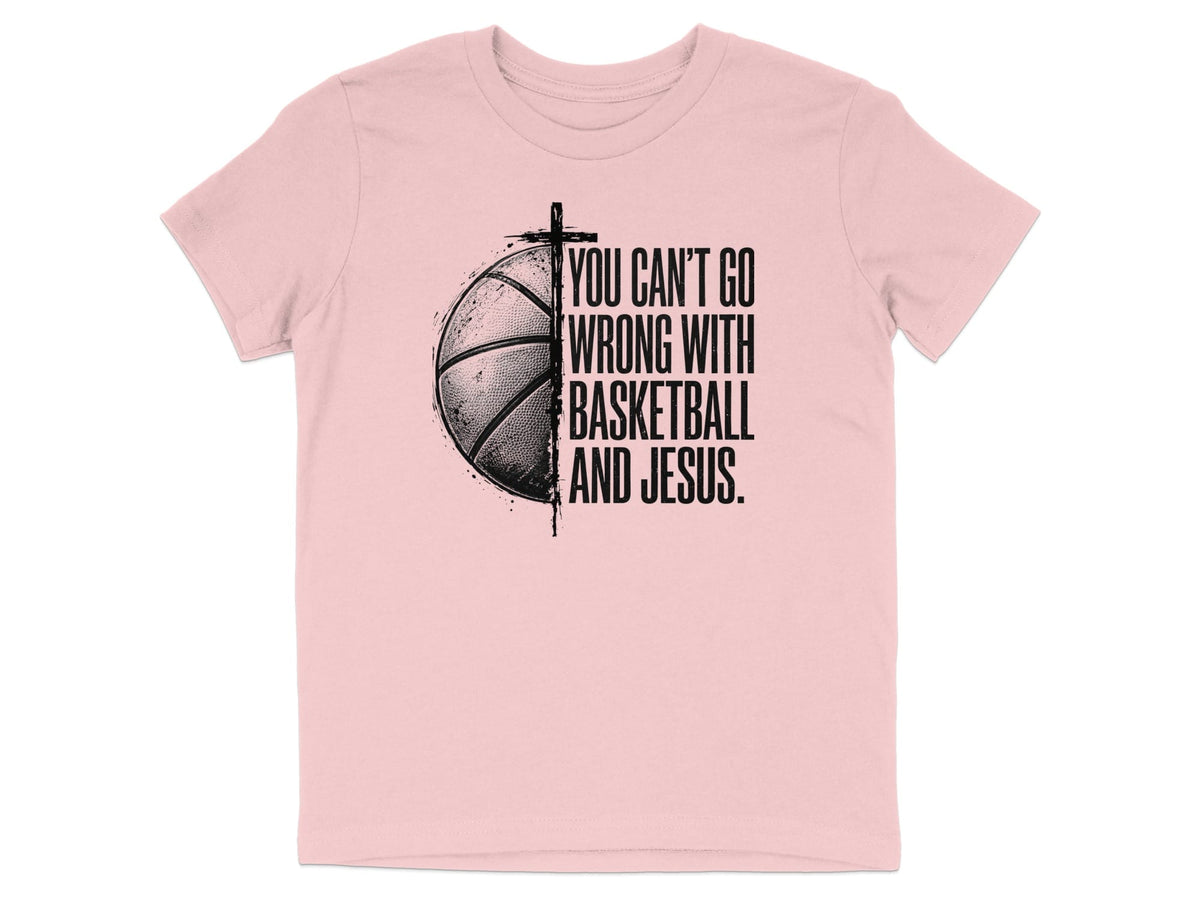 Basketball And Jesus Youth T-Shirt