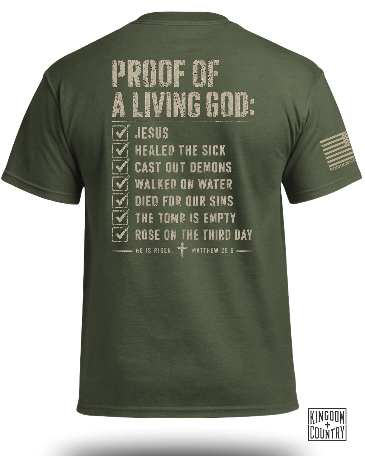 Proof Of Jesus Checklist T-Shirt