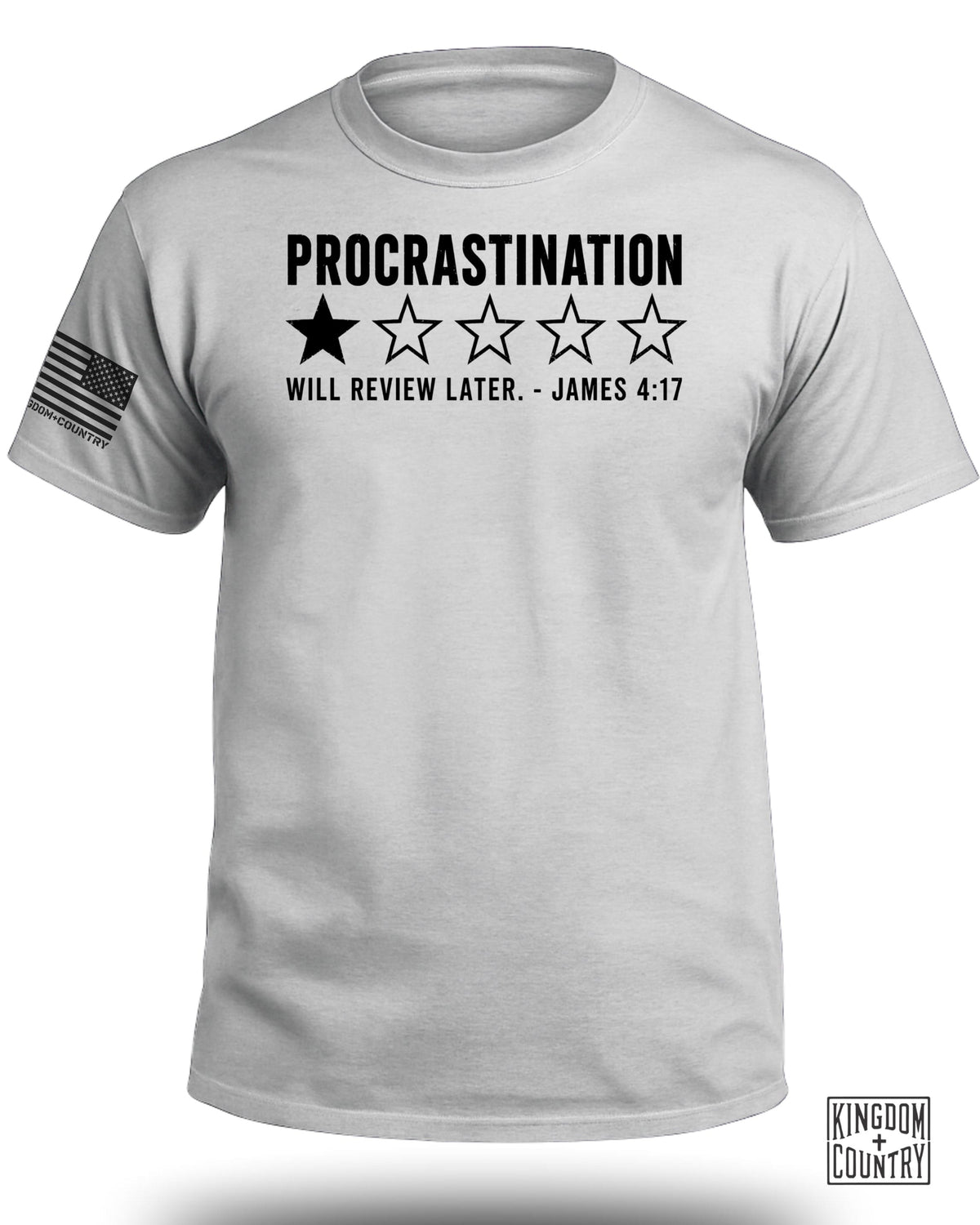 Procrastination 1 Star Rating T-Shirt