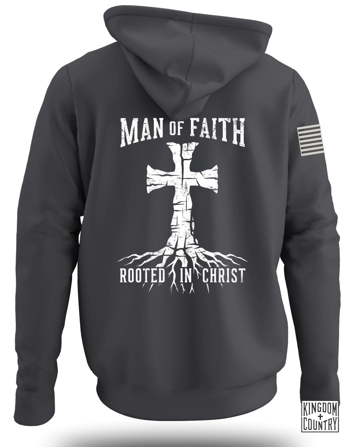 Man of Faith Rooted In Christ Hoodie