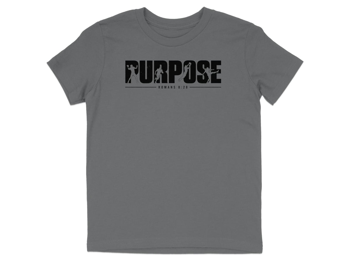 Romans 8:28 Football Youth T-Shirt