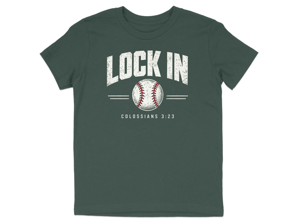 Lock In Baseball Youth T-Shirt