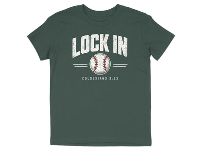 Lock In Baseball Youth T-Shirt