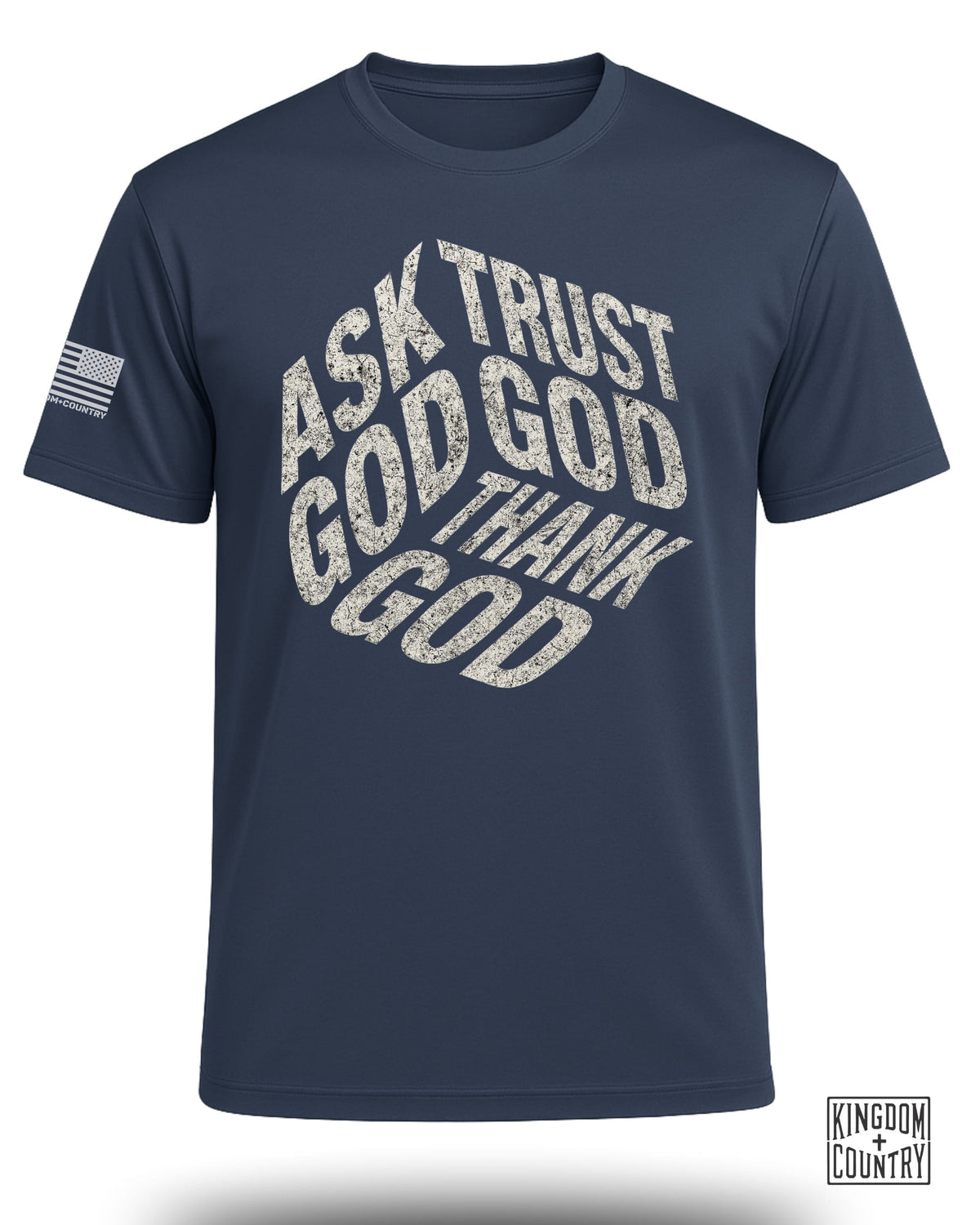 Ask Trust Thank God Performance Shirt