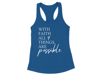 Faith Racerback Tank