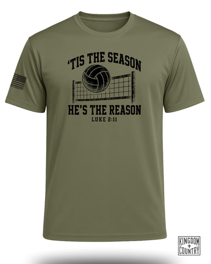 Tis The Season Volleyball Performance Shirt