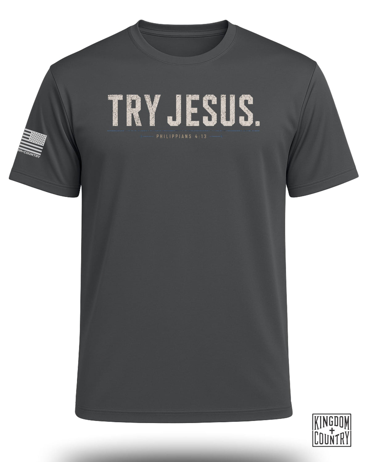 Try Jesus Philippians 4:13 Performance Shirt