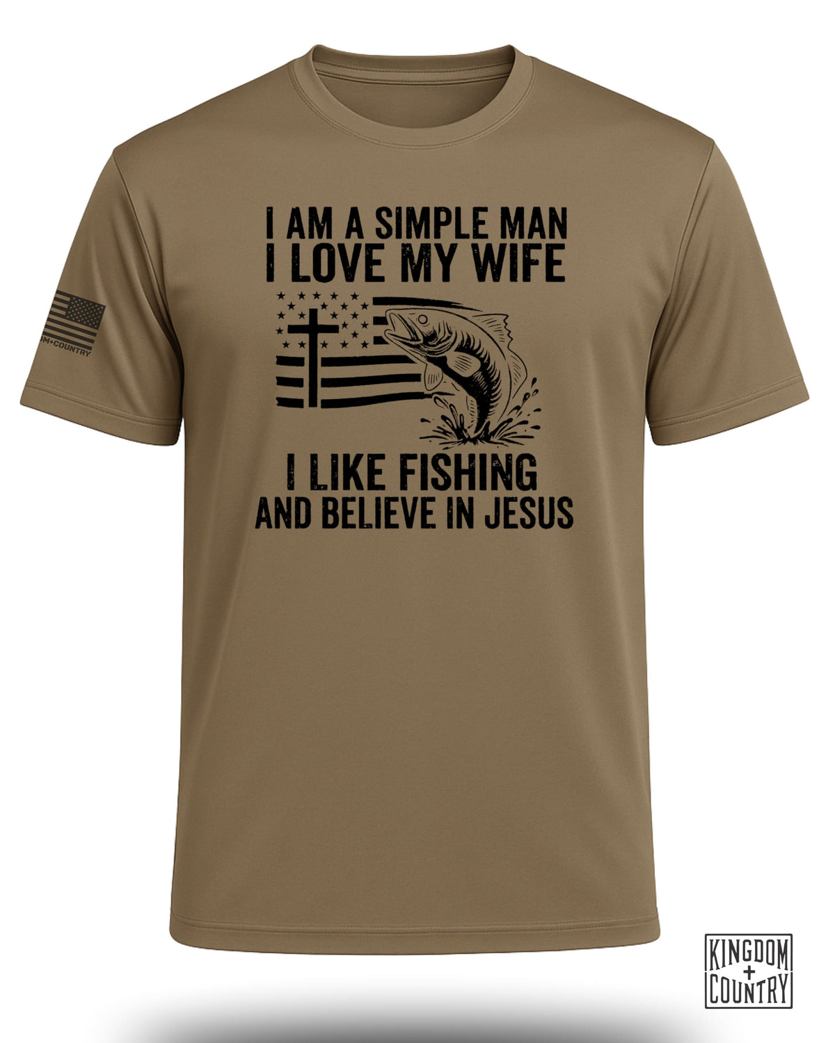 Simple Man Fishing & Faith Performance Shirt
