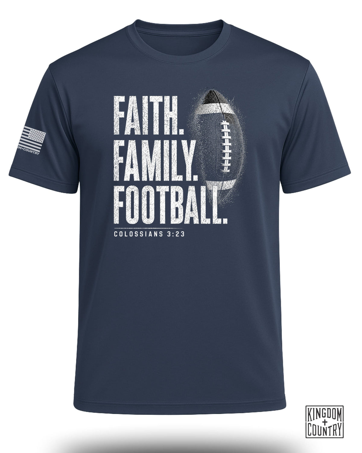 Faith Family Football Performance Shirt