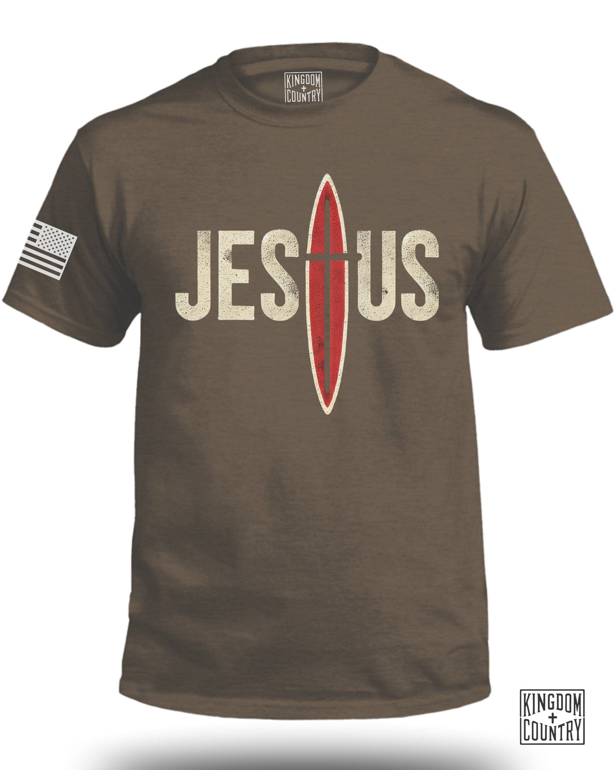 Jesus Surf Cross T-Shirt