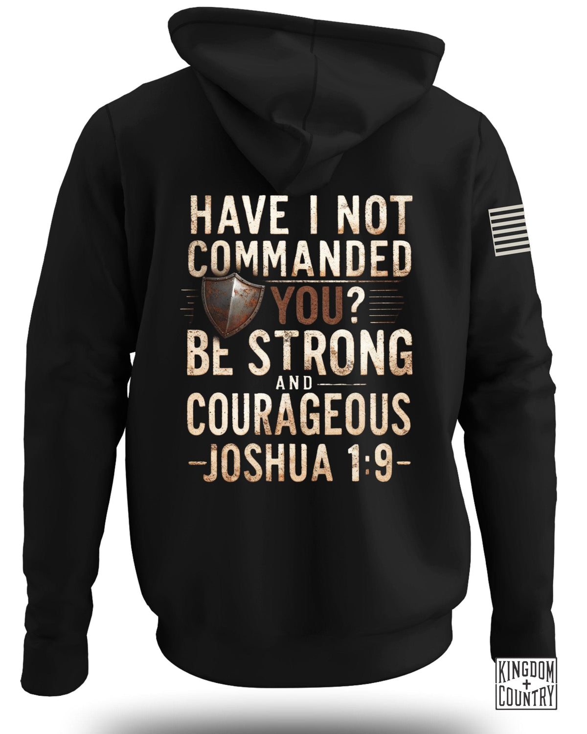 Be Strong And Courageous Hoodie