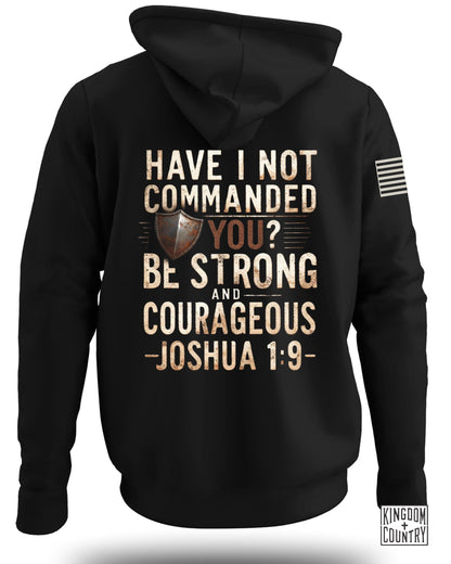 Be Strong And Courageous Hoodie