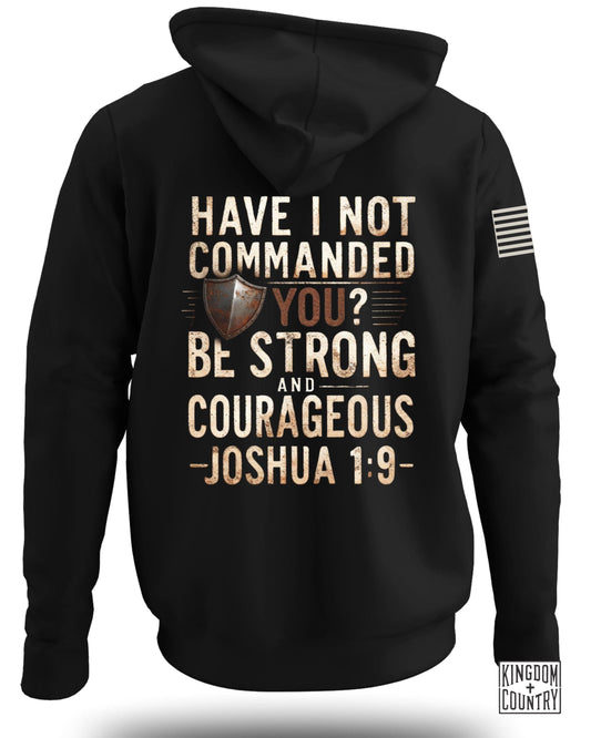 Be Strong And Courageous Hoodie