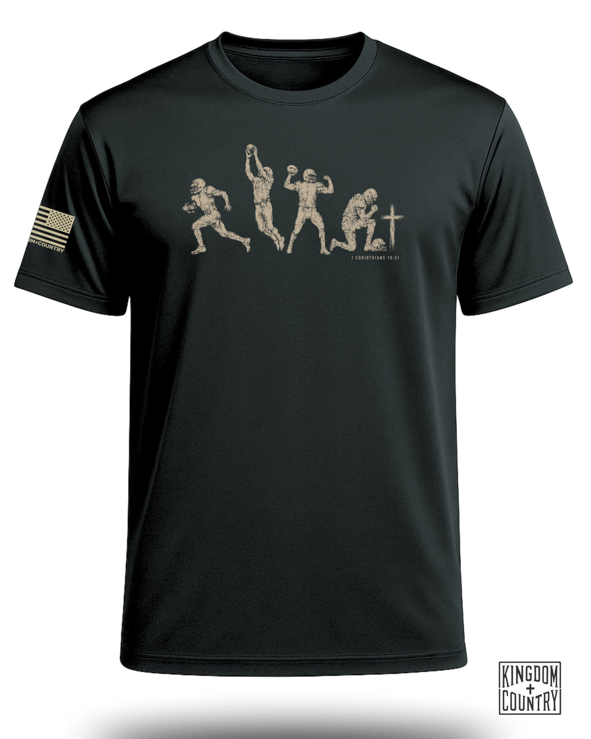 Gridiron Faith 1 Corinthians 10:31 Performance Shirt