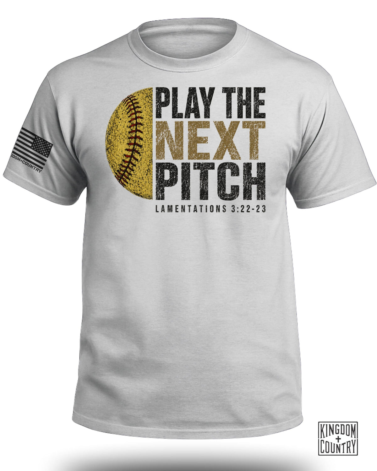 Play The Next Pitch Softball T-Shirt