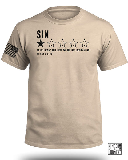 Sin One Star Review T-Shirt