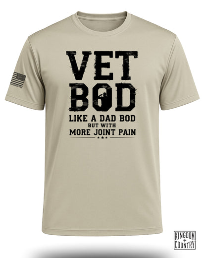 Vet Bod Veteran Humor Performance Shirt