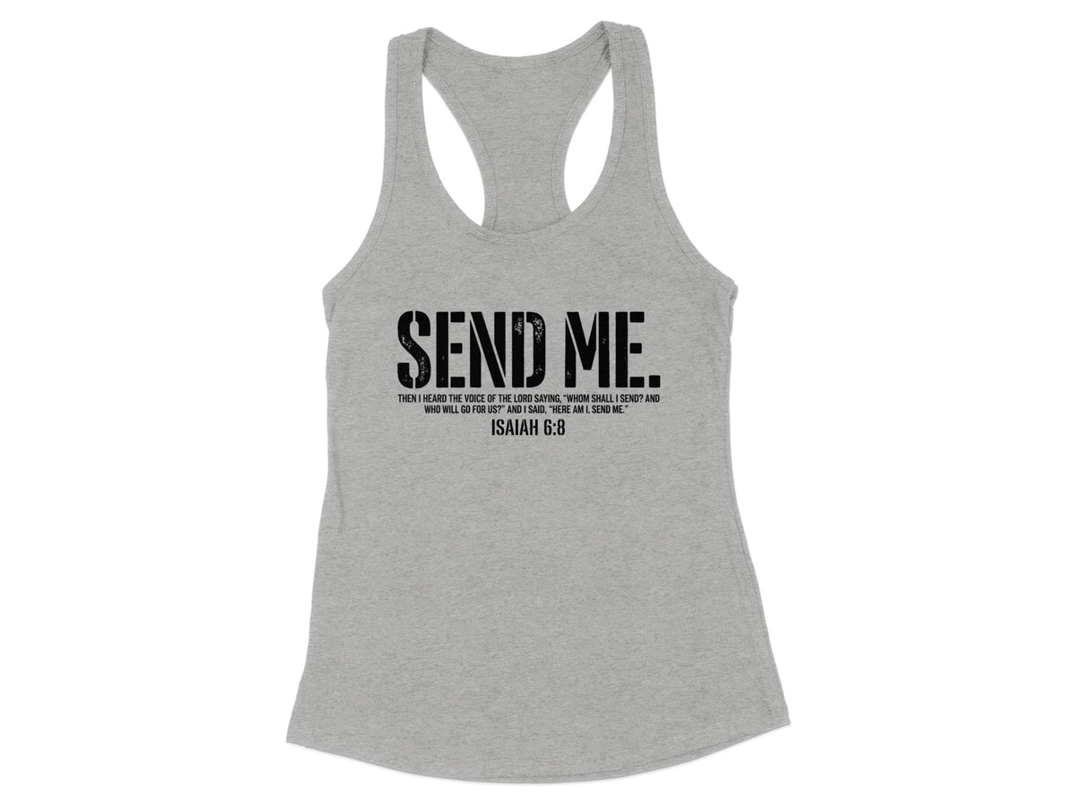 Send Me Isaiah 6:8 Racerback Tank