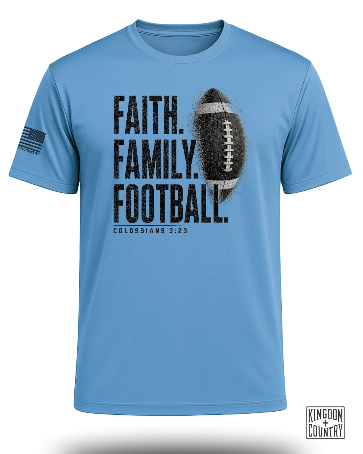 Faith Family Football Performance Shirt