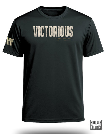 Victorious 1 Corinthians 15:57 Performance Shirt