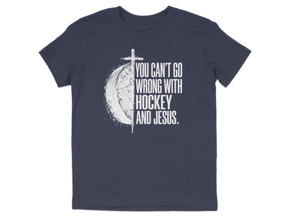 Hockey And Jesus Youth T-Shirt