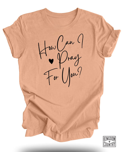 How Can I Pray For You T-Shirt