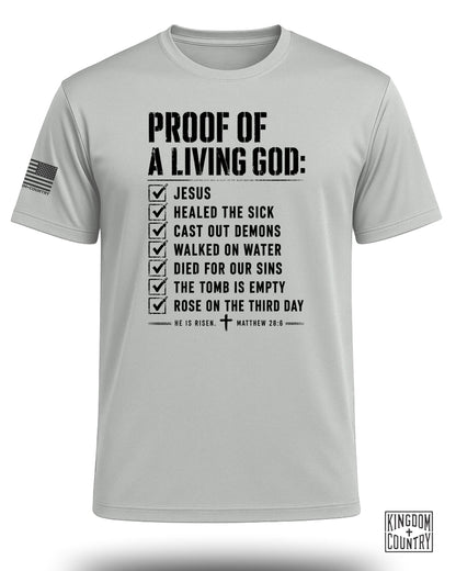 Proof of a Living God Performance Shirt