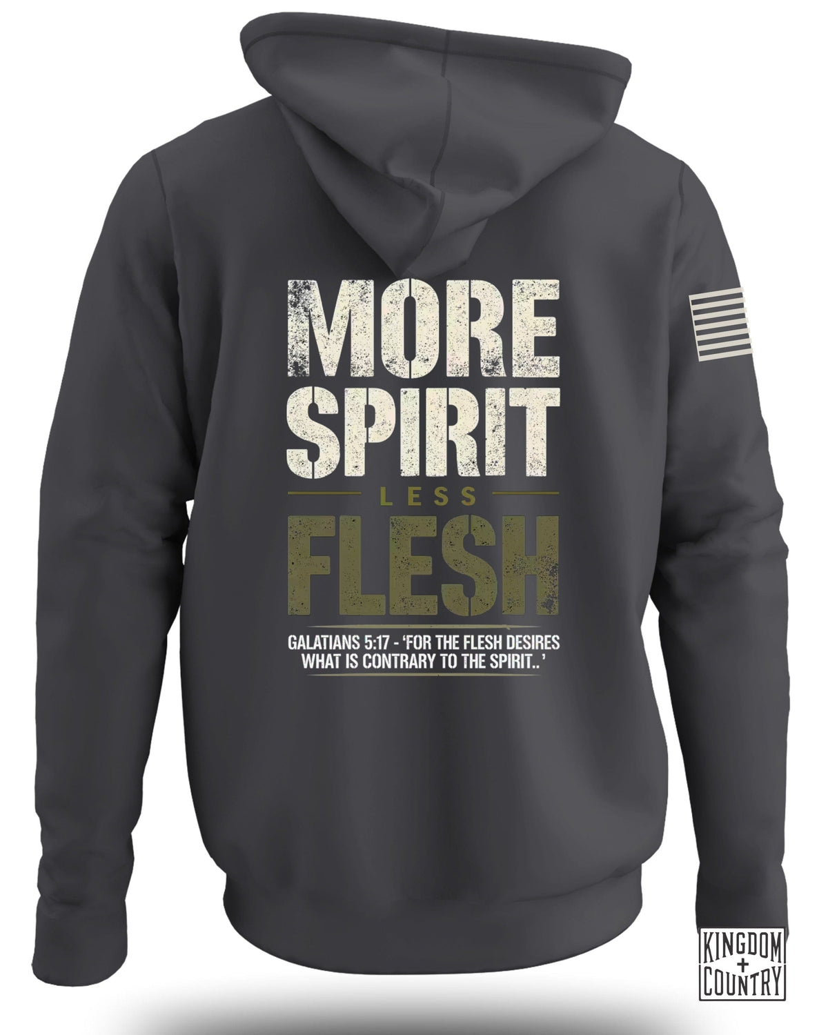 More Spirit Less Flesh Hoodie