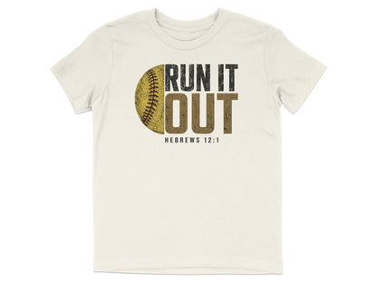 Run It Out Softball Youth T-Shirt