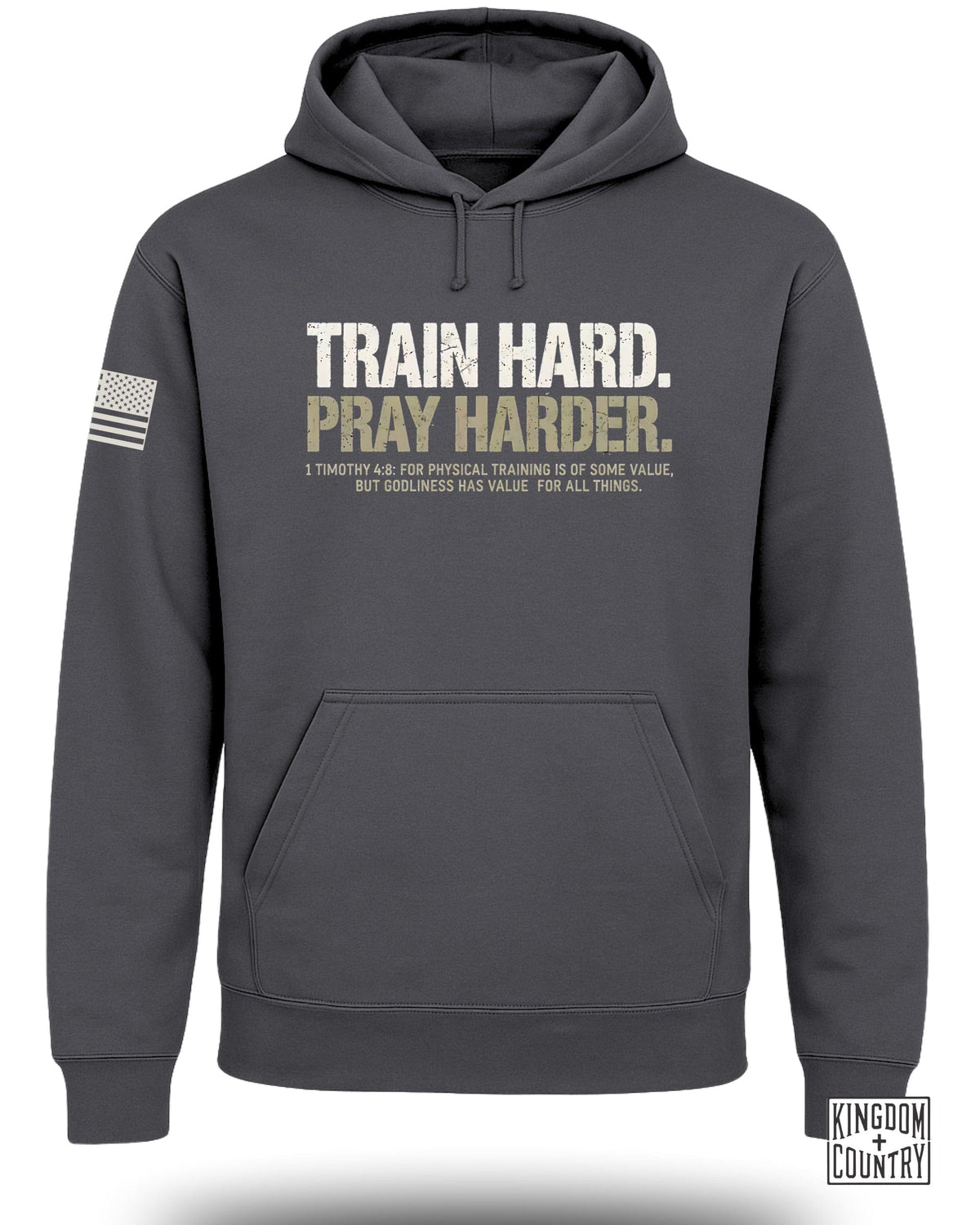 Train Hard Pray Harder Hoodie