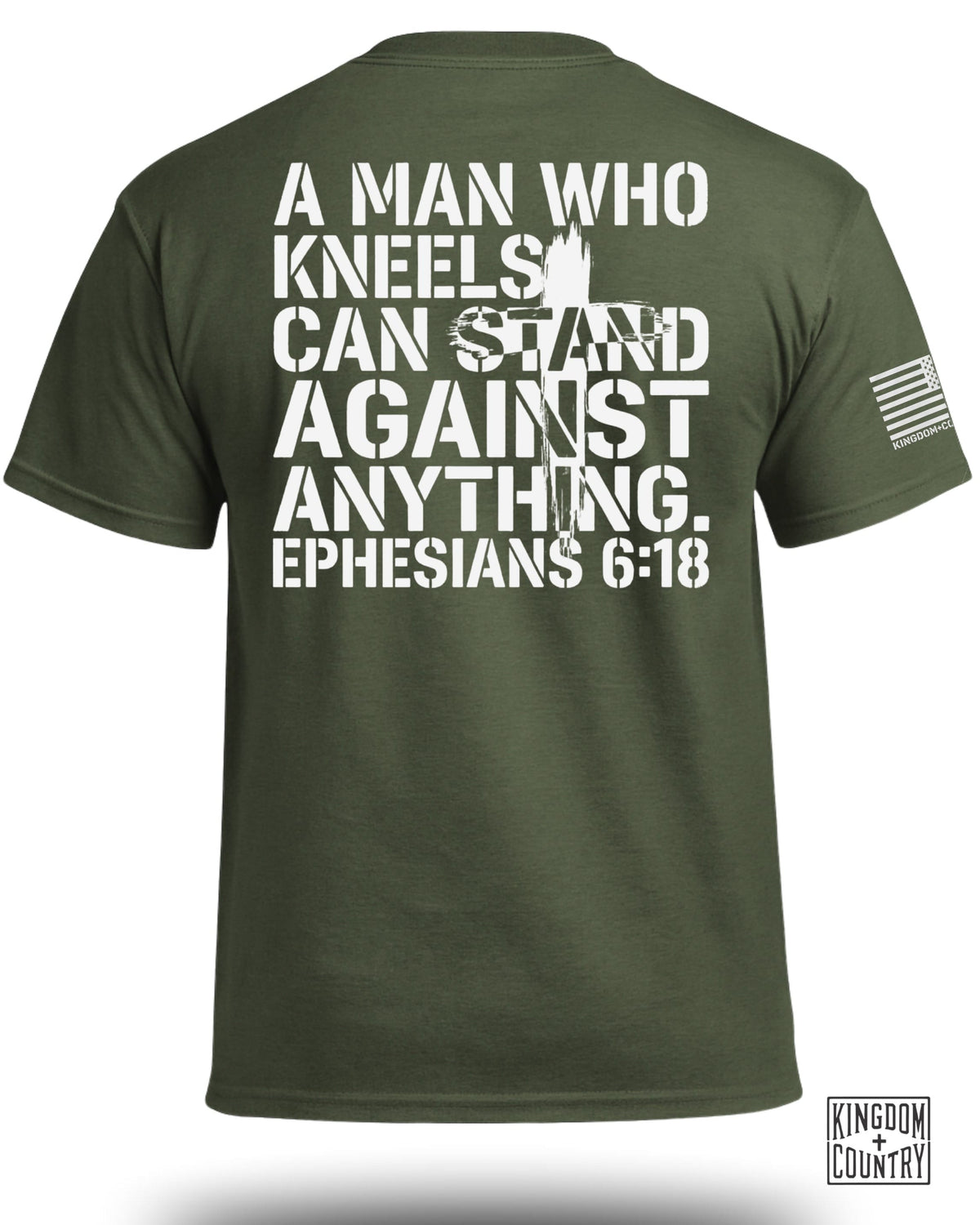 A Man Who Kneels Can Stand Against Anything T-Shirt