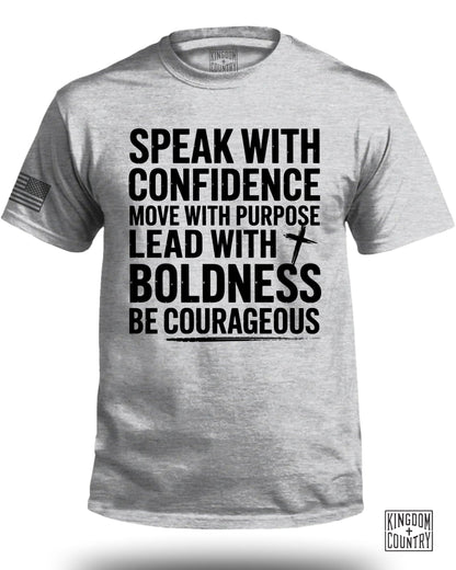 Confidence-Purpose-Boldness-Courage T-Shirt