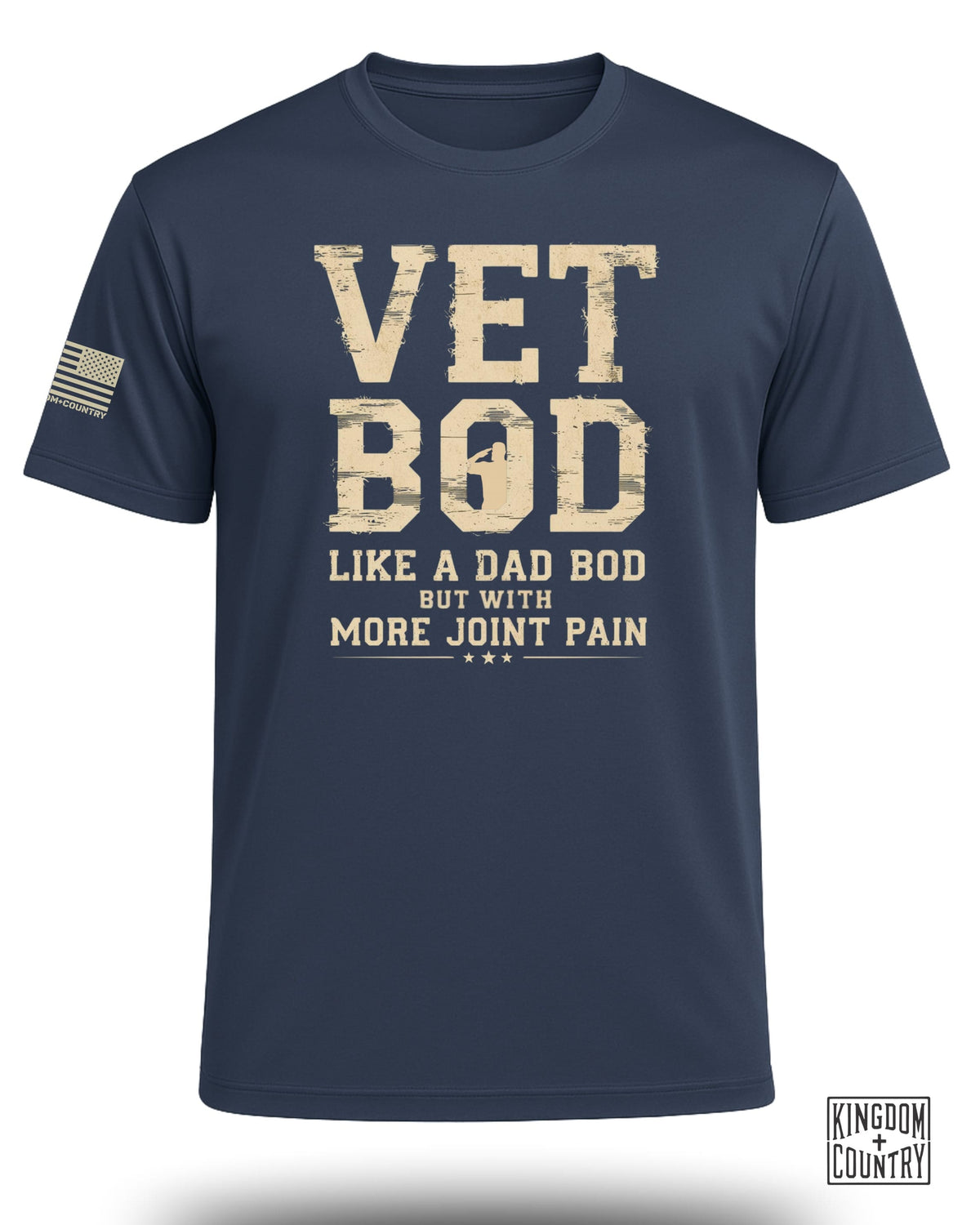 Vet Bod Veteran Humor Performance Shirt