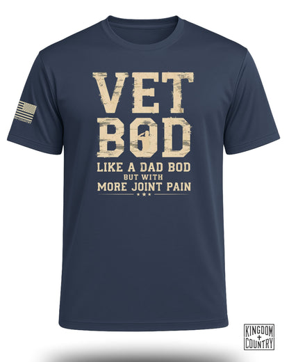 Vet Bod Veteran Humor Performance Shirt
