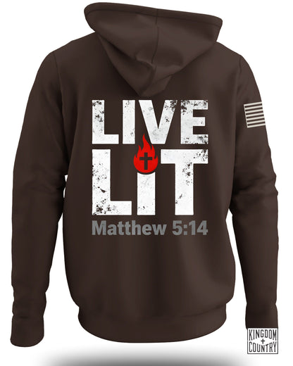 Live Lit Matthew 5:14 Hoodie