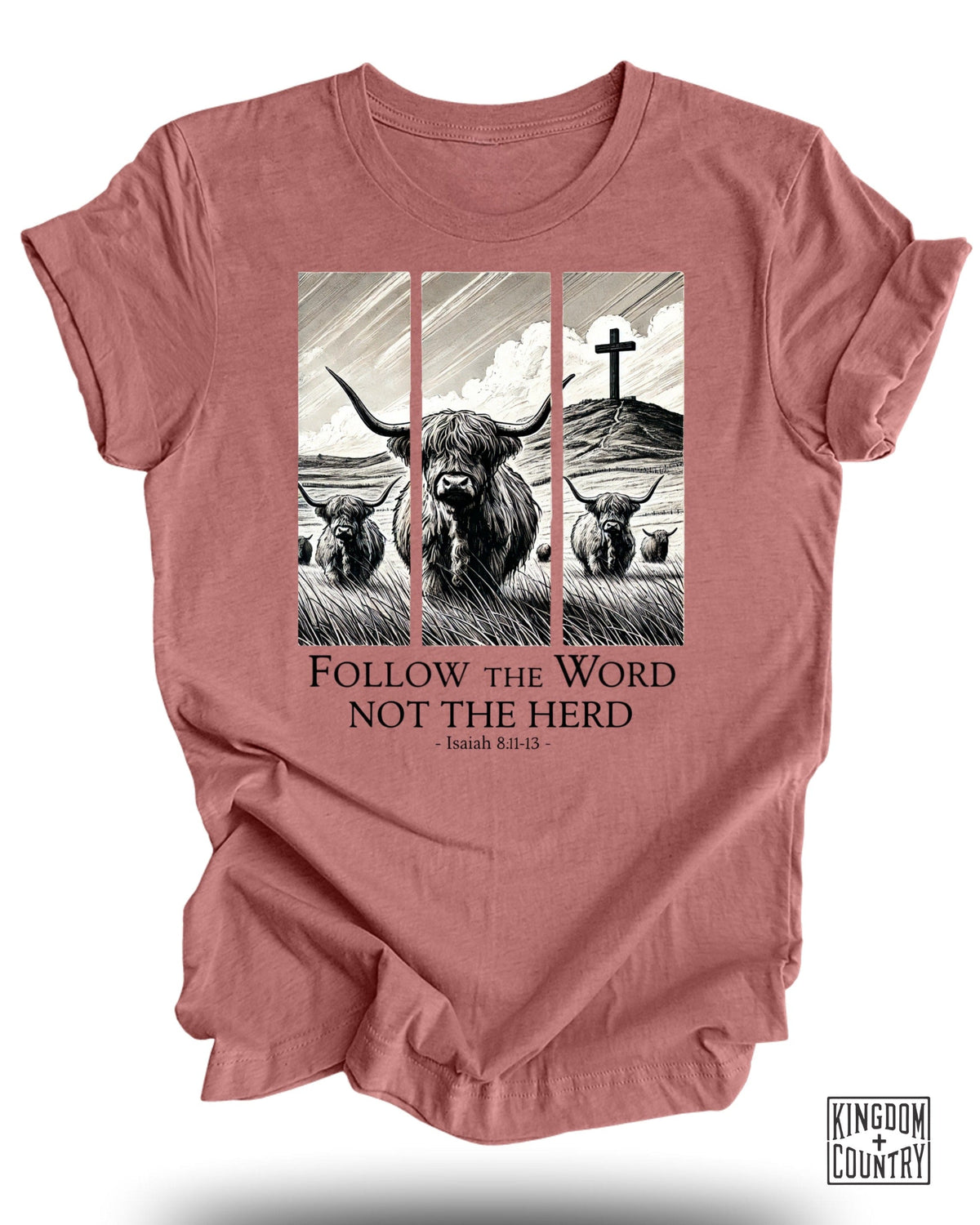 Follow the Word Not the Herd Christian T-Shirt