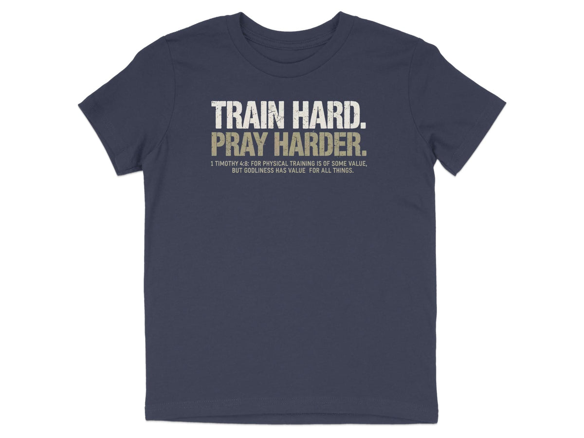 Train Hard Pray Harder Youth T-Shirt