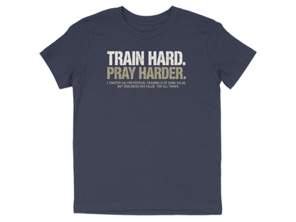 Train Hard Pray Harder Youth T-Shirt