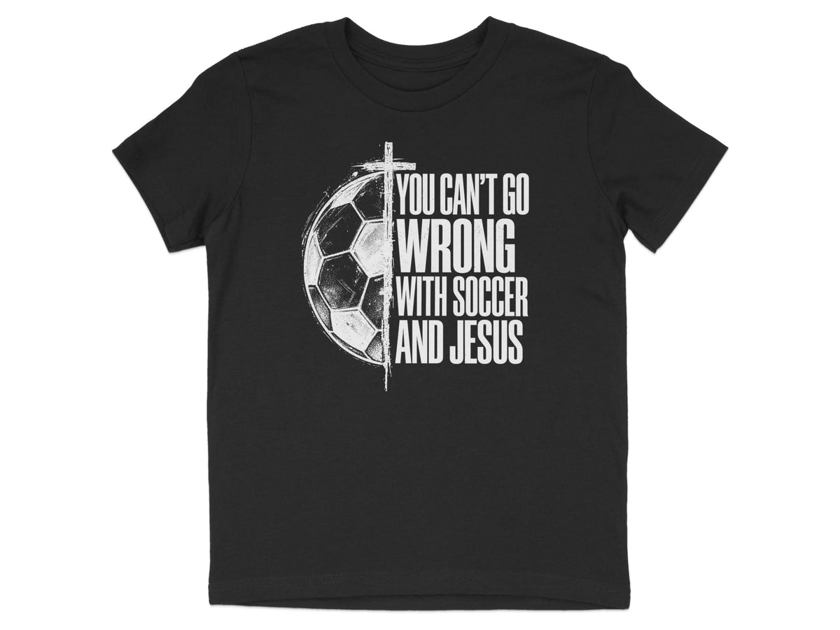 Soccer And Jesus Youth T-Shirt