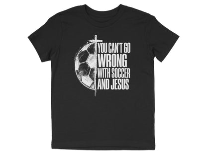 Soccer And Jesus Youth T-Shirt
