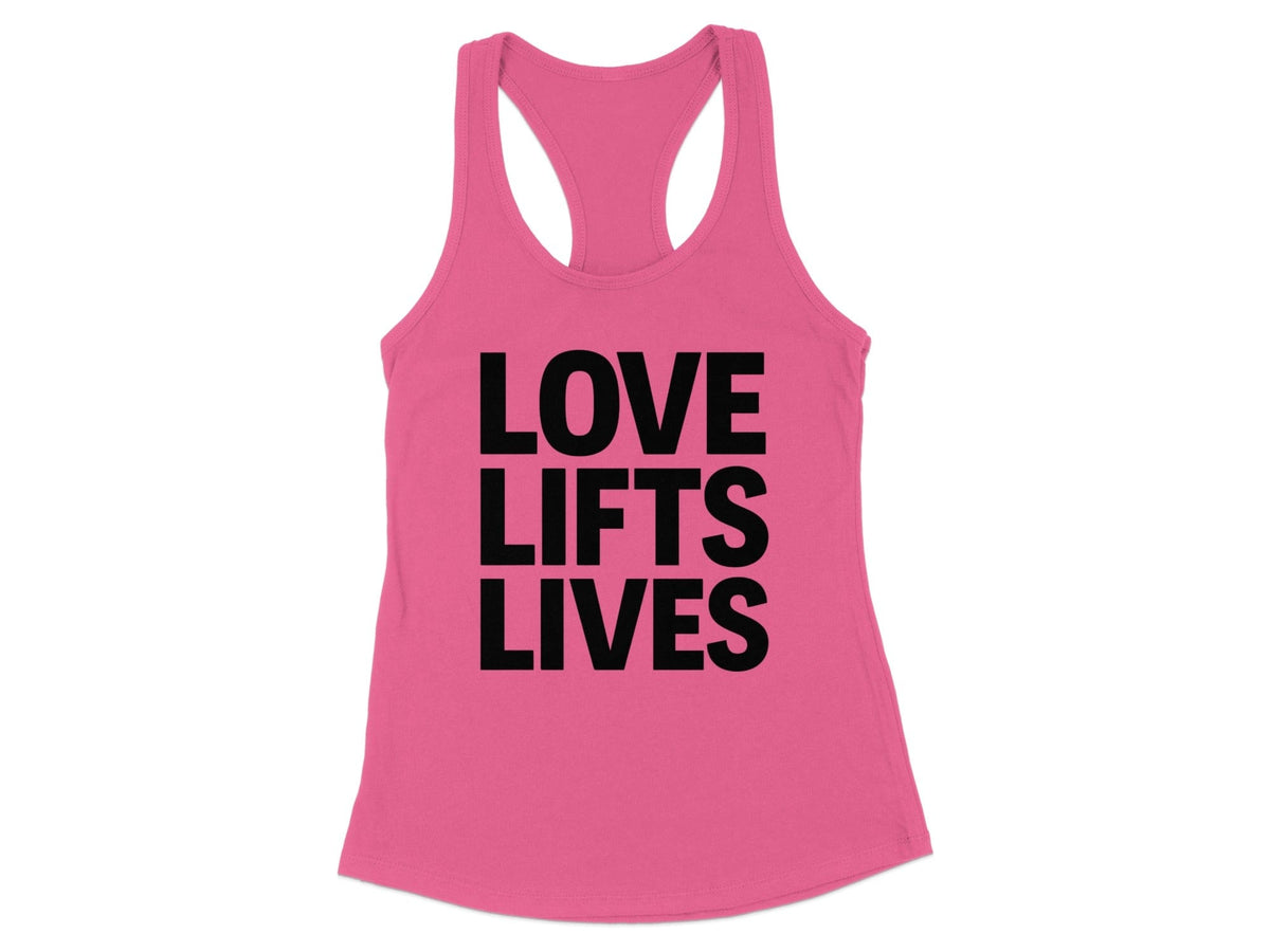 Love Lifts Lives Racerback Tank