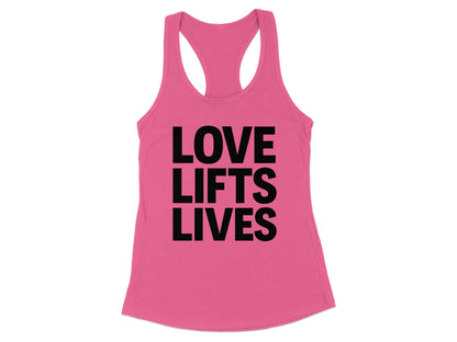 Love Lifts Lives Racerback Tank