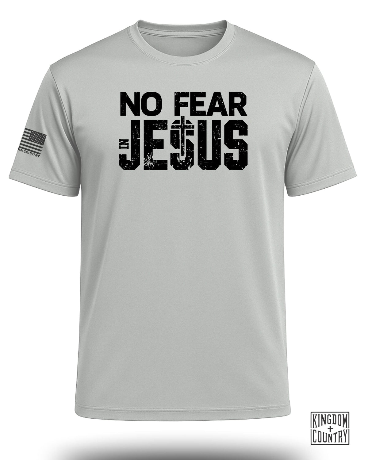 No Fear In Jesus Bold Performance Shirt