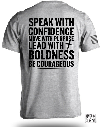 Confidence-Purpose-Boldness-Courage T-Shirt