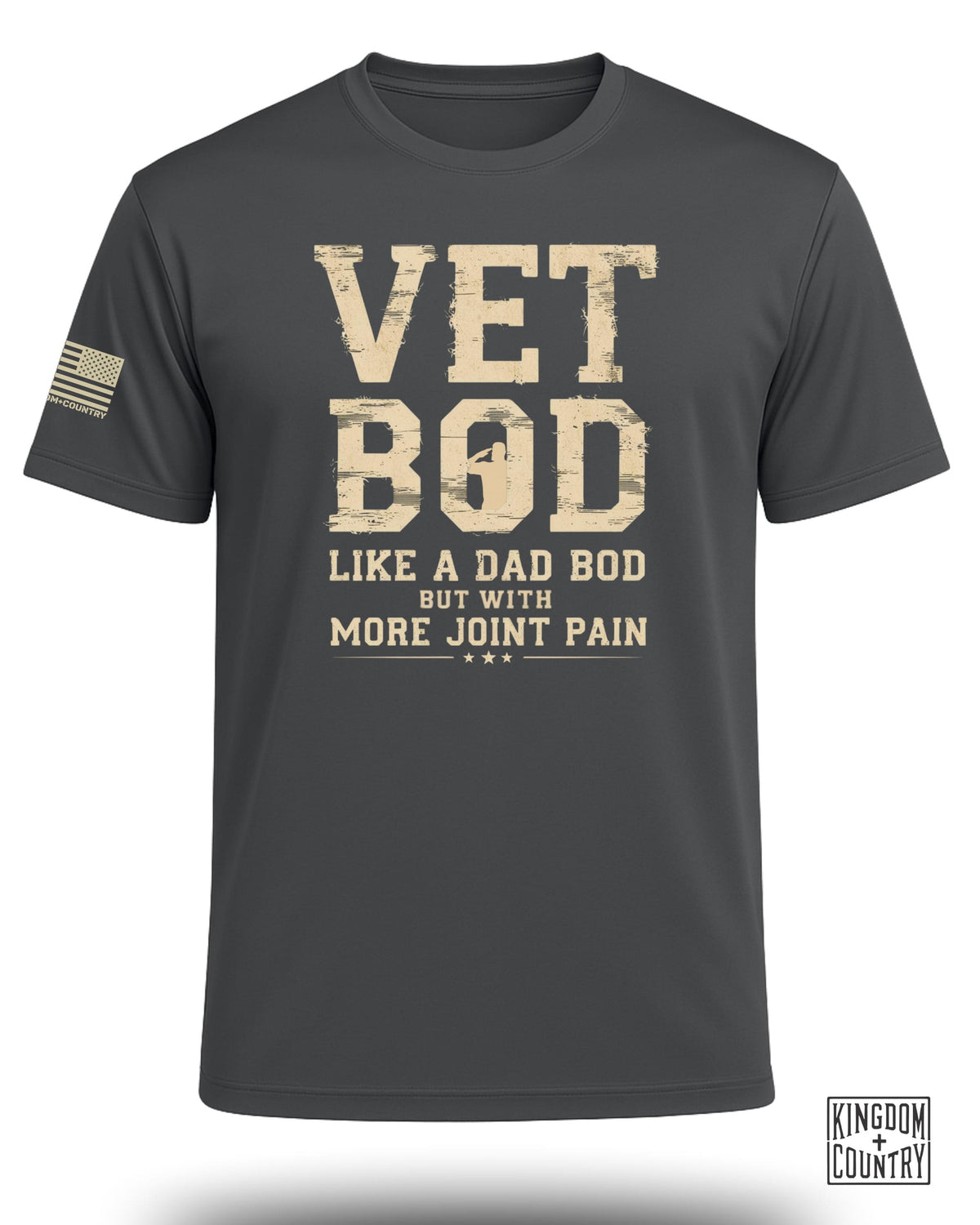 Vet Bod Veteran Humor Performance Shirt