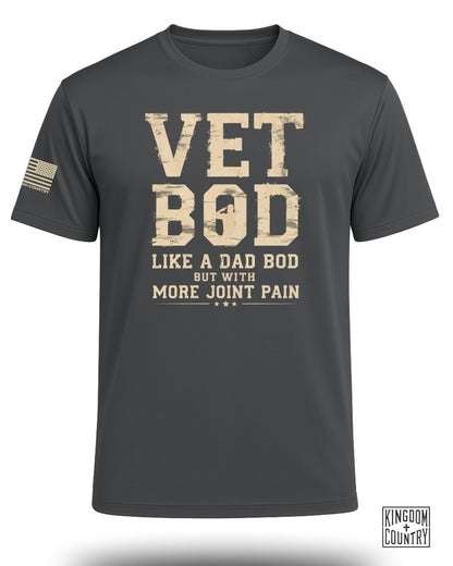 Vet Bod Veteran Humor Performance Shirt