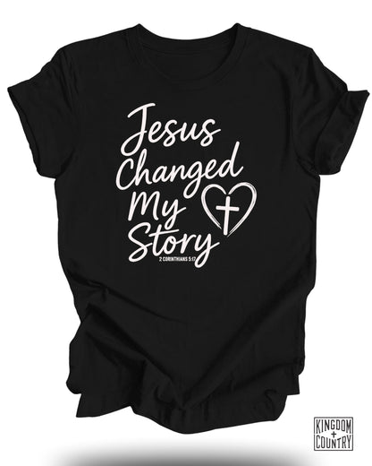 Jesus Changed My Story T-Shirt