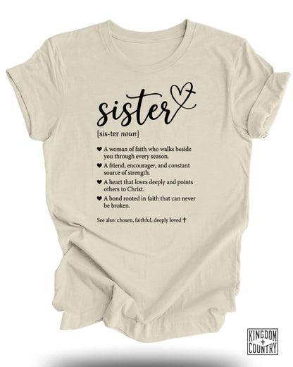 Christian Sister Definition T-Shirt