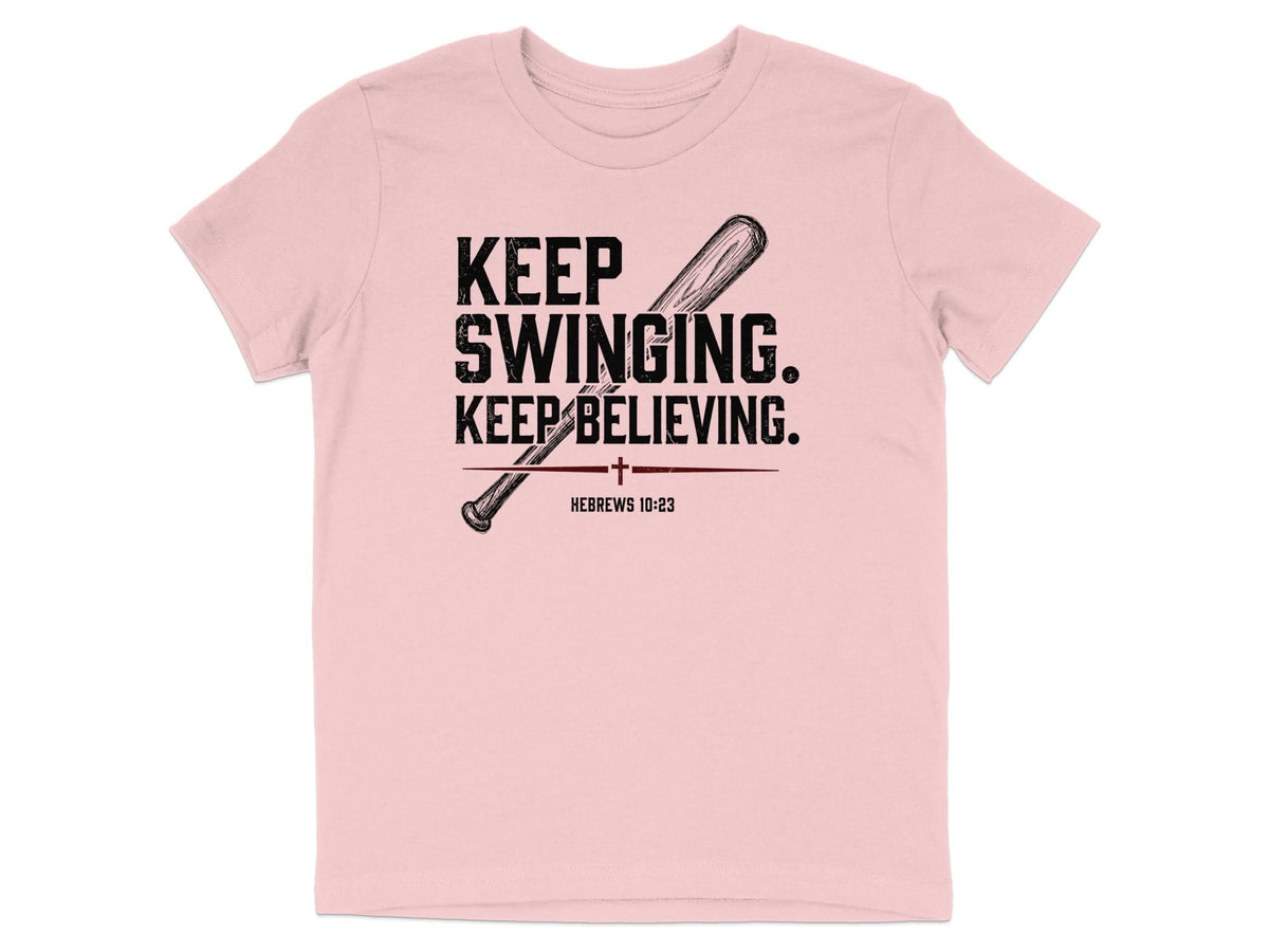 Keep Swinging Keep Believing Youth T-Shirt