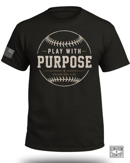 Play with Purpose - Baseball T-Shirt